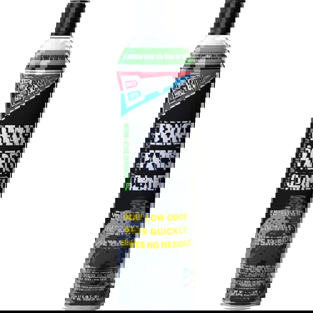 Automotive Cleaners & Degreaser; Product Type: Brake Parts Cleaner (Non-Chlorinated) ; Container Type: Aerosol Can ; Container Size: 14 oz ; Flammability: Flammable ; Chlorinated: No